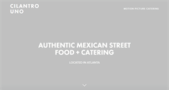 Desktop Screenshot of cilantrouno.com