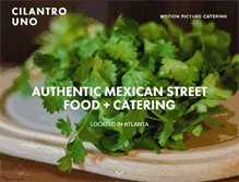 Tablet Screenshot of cilantrouno.com